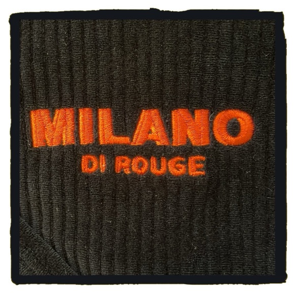 💕NWT Super Cute Black Long Sleeved Milano di Rouge Crop Top💕 - Picture 8 of 9